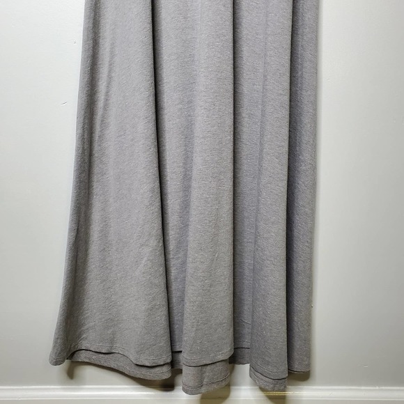 LuLaRoe Ana Maxi Dress Heathered Gray Sz S - Picture 4 of 13